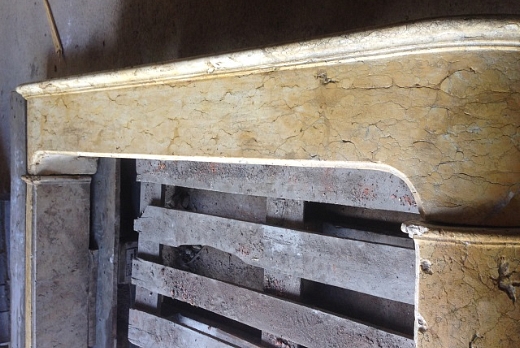 Recuperando Brick and Stone Coppia camini antichi marmo giallo - 2