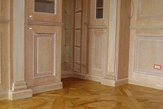 SOLS - Interni di Prestigio Boiserie in legno con libreria - 1