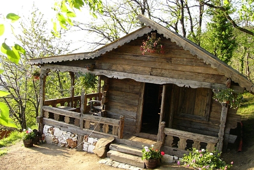 Legno Antico CHALET IN ROVERE  PROVENIENTE SVIZZERA - 8