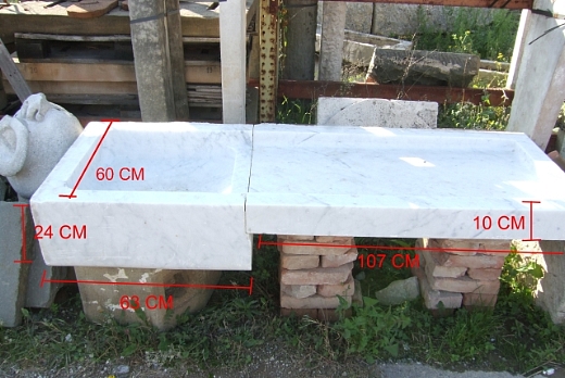 Recuperando Brick and Stone Acquai in marmo da cucina antichi - 4