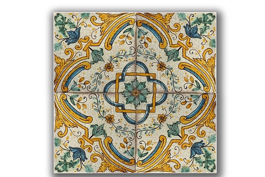 Ghenos Mattonella in maiolica - 2