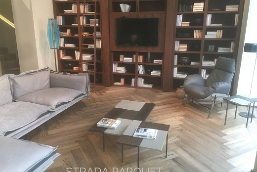 Strada Legnami & Parquet srl Rovere smoked spina di pesce all italiana - 2