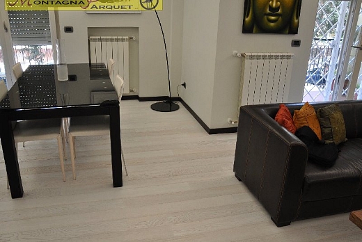 Montagna Parquet Plancia Prefinita 2 strati Rovere Sbiancato - 3