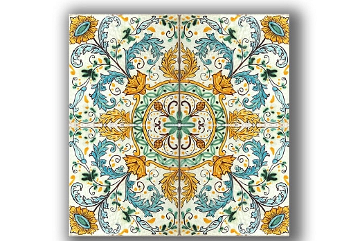 Ghenos Mattonella in maiolica - 2