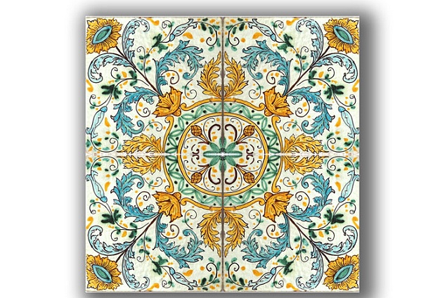 PAVIMENTI IN MAIOLICA in Sicilia - 2