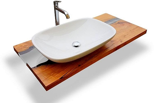 Antico Trentino Srl Tavoli realizzati in legno e resina epossidica - 4