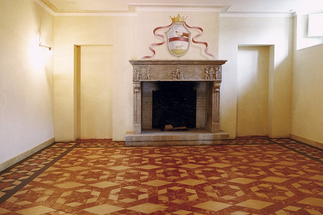 Fornace Polirone, esempio di pavimento disegnato