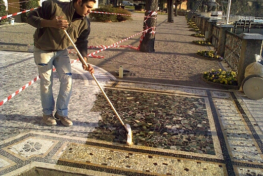 Trattamento a olio di lino e cere