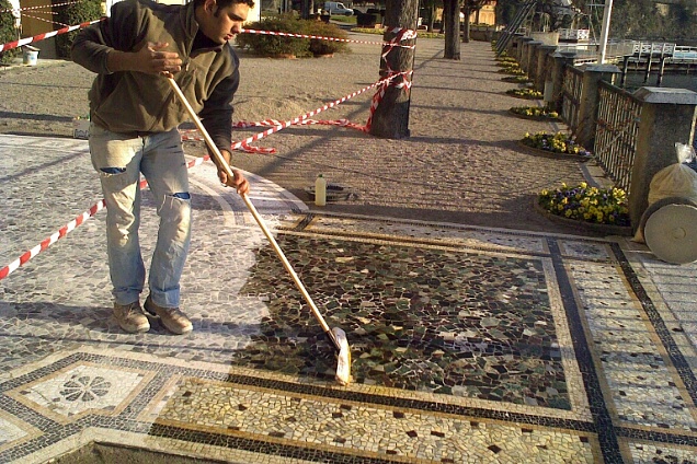 Trattamento a olio di lino e cere