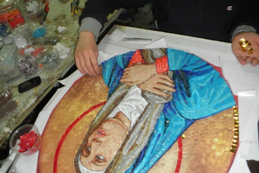 La Bottega delle Arti Antiche Mosaico artistico marmi, smalti veneziani e ori - 2