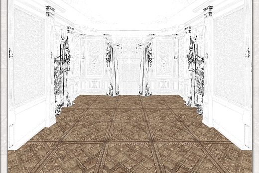 A P I - Antichi Pavimenti Italiani Pavimenti Artistici a Quadrotti - Modello ALBERTI - 7