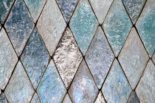 Rombo lato 10 - mix acqua madreperlato