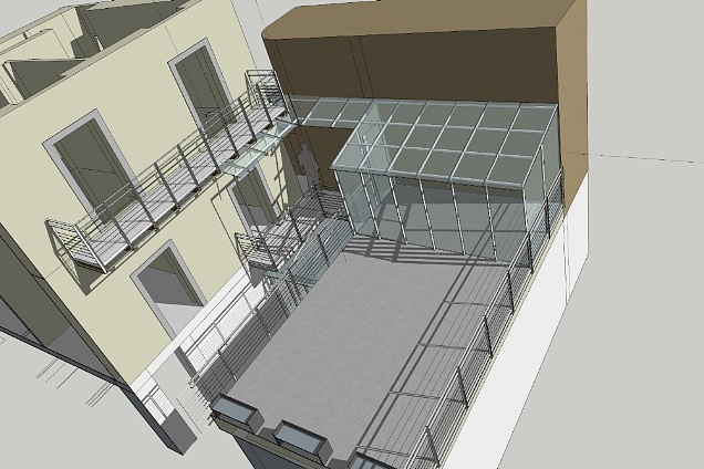 Particolare Facciata con Terrazzo