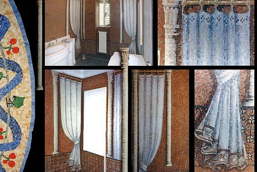 mosaici rivestimenti bagni