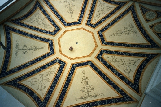 soffitto a volte affrescato