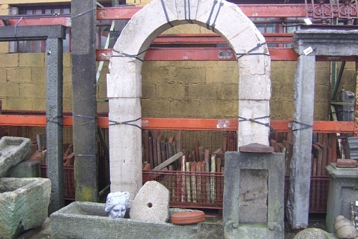 Recuperando Brick and Stone Portali in pietra antichi rotondi - 8