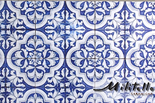 Ceramiche Militello blu cobalto - 1