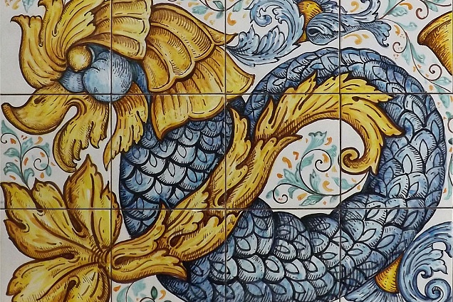 PAVIMENTI IN MAIOLICA in Sicilia - 1