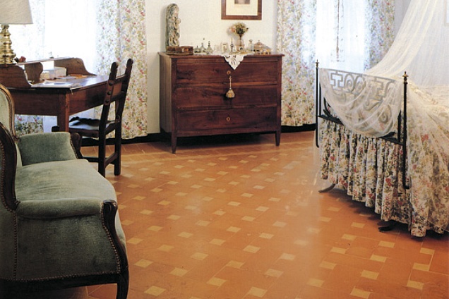 Fornace Polirone, esempio di pavimento Rosato