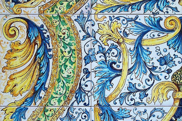PAVIMENTI IN MAIOLICA in Sicilia - 2
