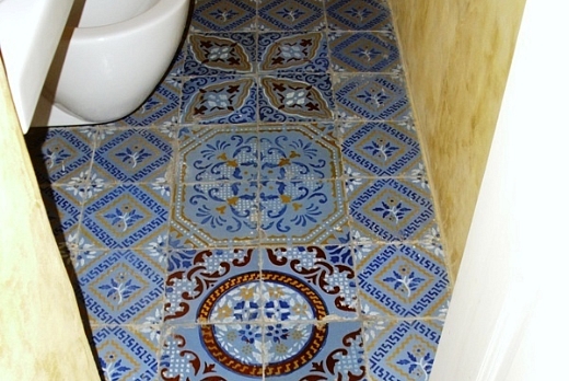 BON TON  SRL cotto smaltato decorato 20x20 - 1