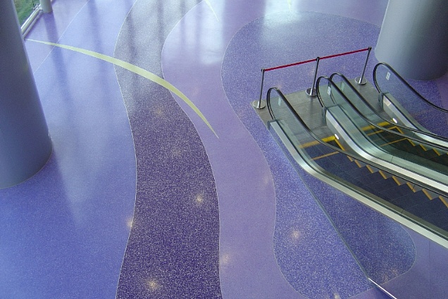 PAVIMENTI IN RESINA (blu) - 1