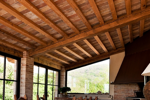 ANTICA EDILIZIA s.r.l. Travi e Arcarecci in Legno Antico Originale - 7