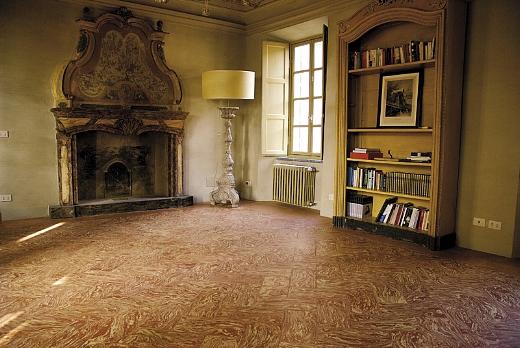 Fornace Polirone, esempio di pavimento Variegato - Medone Lombrado