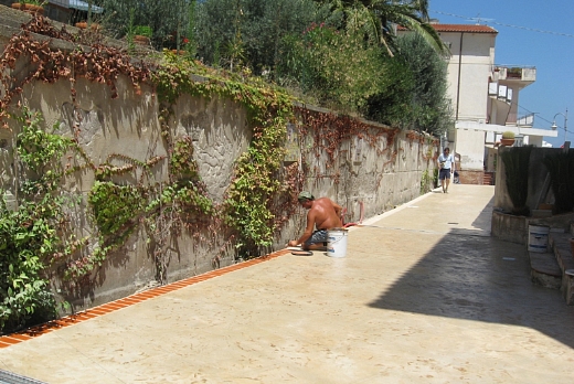 calcestruzzo stampato