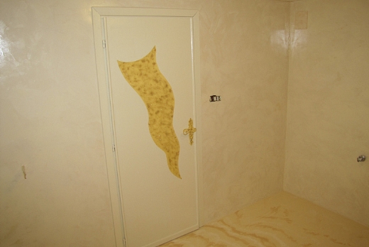 Decoro in resina epossidica e glitter