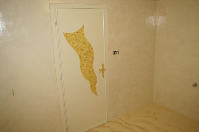 Decoro in resina epossidica e glitter