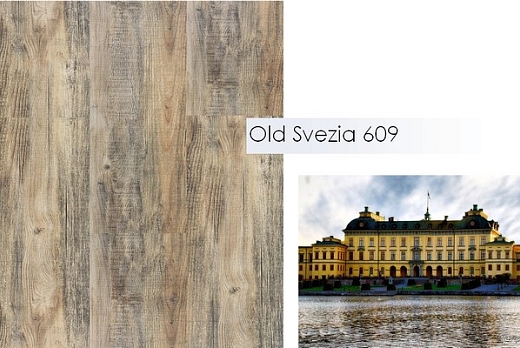 Optima 609 Old Svezia
Doga 915 x 305 mm.
Spessore 9,80 mm. ca.
Classe 23\32
Superficie Luxury Vinyl strong