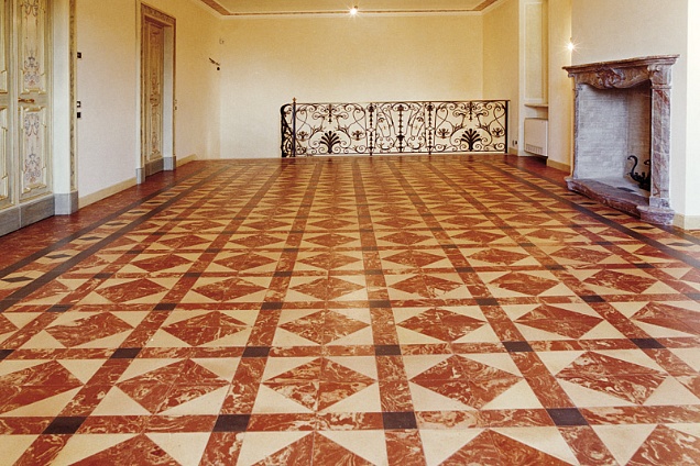Fornace Polirone, esempio di pavimento Disegnato