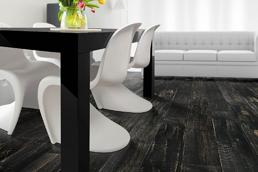 De Zotti Design ROVERE RUSTICO NERO effetto INVECCHIATO - 3