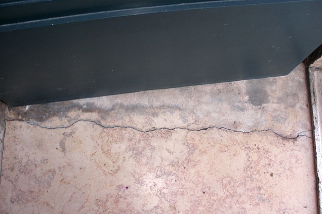 pavimento in marmo: prima dell