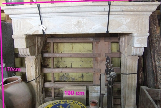 Recuperando Brick and Stone Camini in pietra arenaria antichi - 1