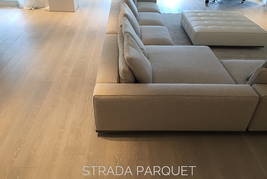 Strada Legnami & Parquet srl PARQUET ROVERE PREFINITO GRIGIO DECAPATO BIANCO - 1
