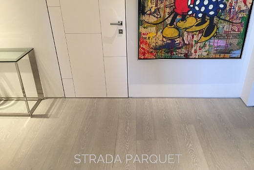 Strada Legnami & Parquet srl PARQUET ROVERE PREFINITO GRIGIO DECAPATO BIANCO - 5