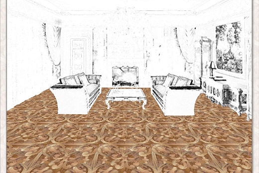 A P I - Antichi Pavimenti Italiani Pavimento in legno antico - Modello TIEPOLO - 8