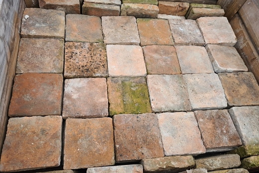 Antiche Demolizioni Pavimento di Recupero in Cotto Quadrato - 2