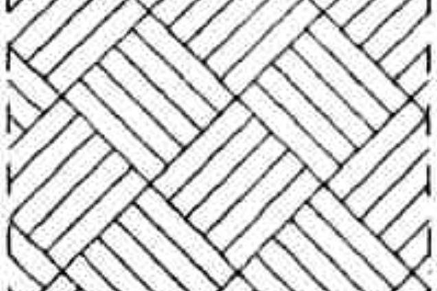 pavimento in parquet: posa quadro diagonale