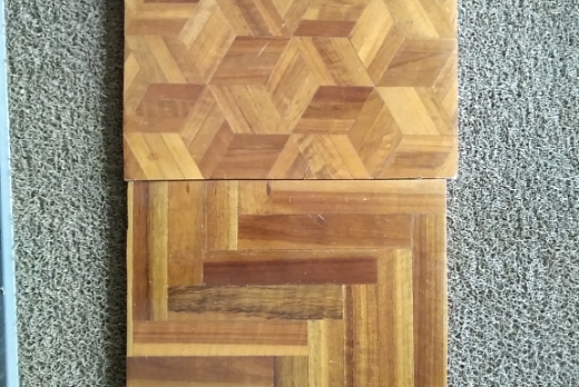 Paolo Mustat pavimenti. MUTENYE o noce africano - 1