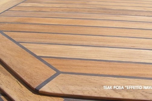 ANTICO CADORE SRL Pavimenti per esterni in teak a listoni - 2