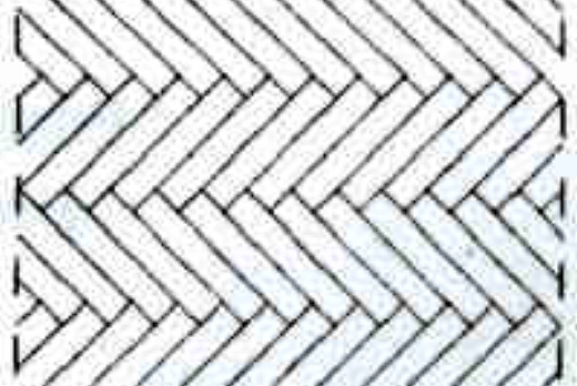 pavimento in parquet: posa a spina dritta